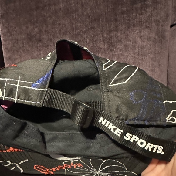 NIKE Adult Unisex Heritage86 Strapback Hat/Cap-Doodles Graphic CQ9537-010 - Picture 5 of 5